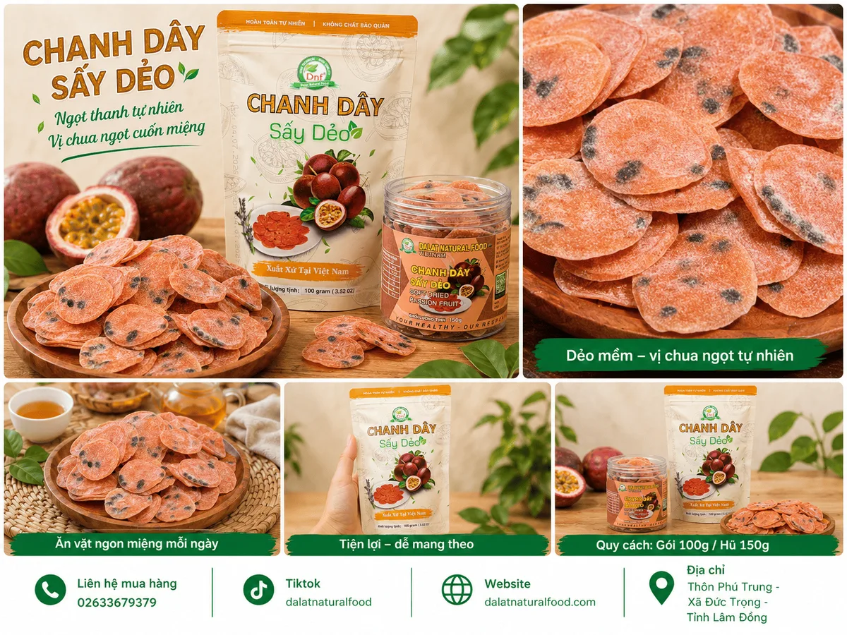 Chanh Dây Sấy Dẻo