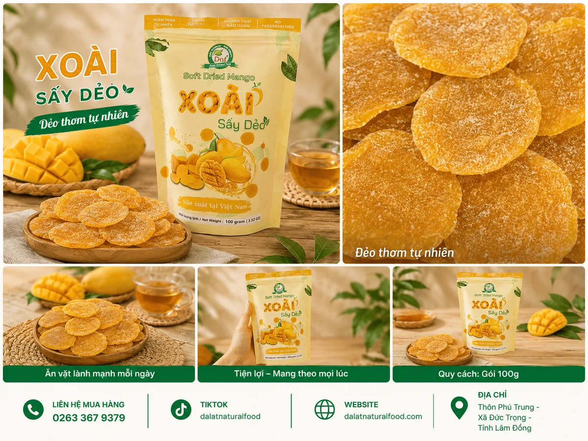 Xoài Sấy Dẻo